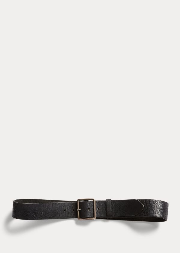 Men's Ralph Lauren Distressed Leather Belt | 138742QGY